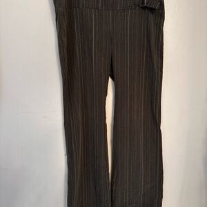Grey Pinstripe Trousers
